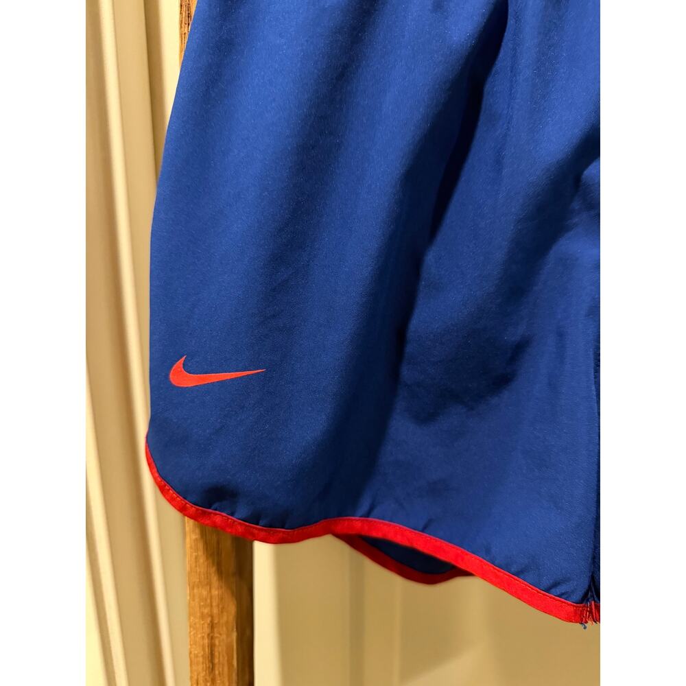 Nike Chicago Cubs Dri-FIT Athletic Shorts Blue Red Trim Size Medium ML - Picture 3 of 6
